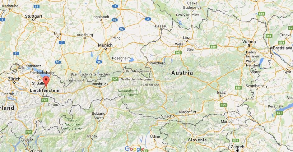 bản đồ của feldkirch áo