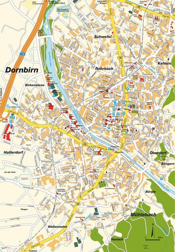 bản đồ của klagenfurt áo