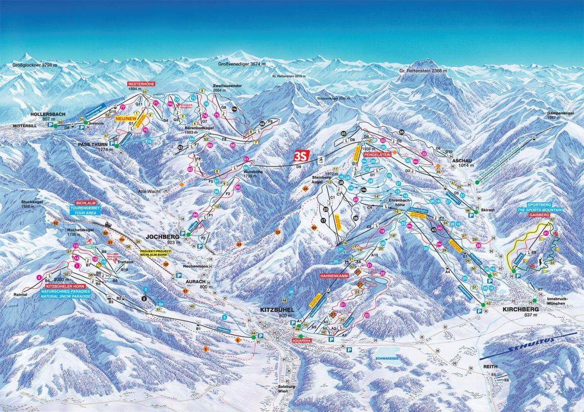 áo trượt tuyết bản đồ