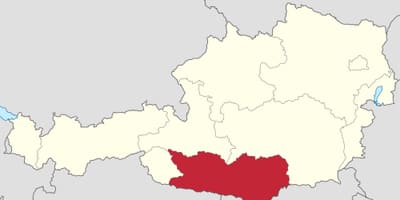 Bản đồ của áo. 
