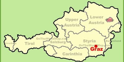 Bản đồ của klagenfurt áo