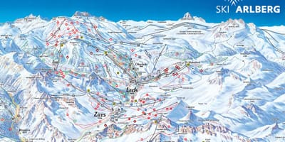 Bản đồ của st. moritz áo