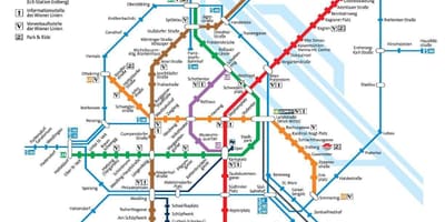 Vienna áo tàu điện ngầm bản đồ